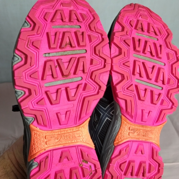 Asics Womens Gel Venture Sz 8 1012A477 Gray Running Shoes Sneakers Gym Athletic - Picture 8 of 10